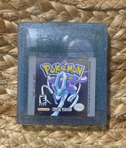 POKÉMON CRYSTAL VERSION NINTENDO GAMEBOY COLOR AUTHENTIC TESTED