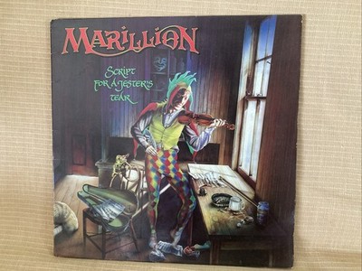 MARILLION Script For A Jester's Tear LP VG+ 1983 Import EMI EMC 3429 Gatefold