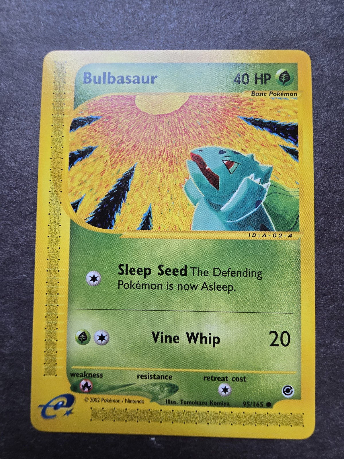 Pokemon Bulbasaur 95/165 Expedition Base Set Mint Condition