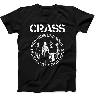Crass Bloody Revolutions Persons Unknown T-Shirt Sweatshirt Hoodie 548