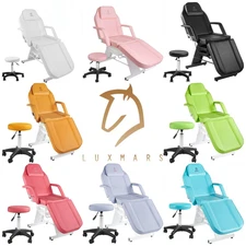 Adjustable Facial Chair 73" Massage Table Spa Tattoo Chair for Estheticians