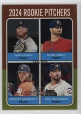 2024 Topps Heritage High Number Chrome /699 Shawn Dubin Spencer Arrighetti 0nr3
