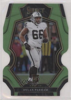 2022 Select Premier Level Neon Green Prizm Die-Cut Dylan Parham Rookie RC 05ol