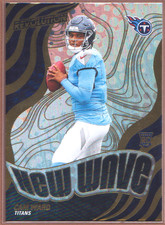 Cam Ward RC #4 New Wave 2025 Panini Revolution-Titans-0218
