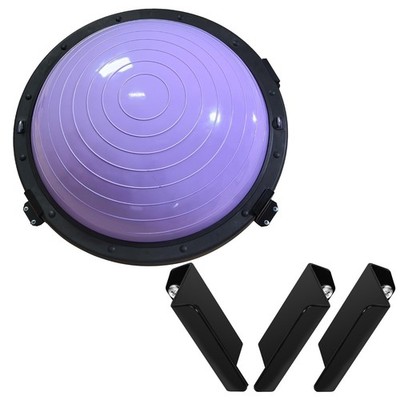 Heavy Duty Balance Trainer Ball Holder Wall Mount,Half Exercise Ball Storage Bra