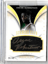 Oscar Robertson Cards and Autographed Memorabilia Guide 14