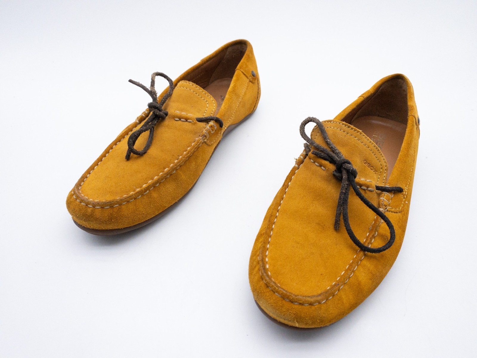 Geox Hombre Sandalias Mocasín Zapato Bajo Botas Gr Amarillo 40 Eu Tipo 35939-20