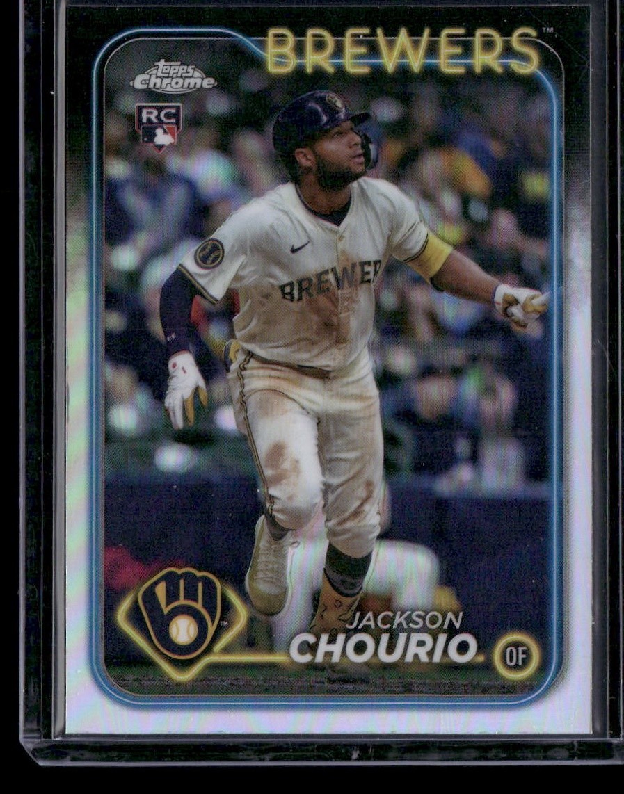 2024 Topps Chrome Update #USC18 Jackson Chourio Refractors