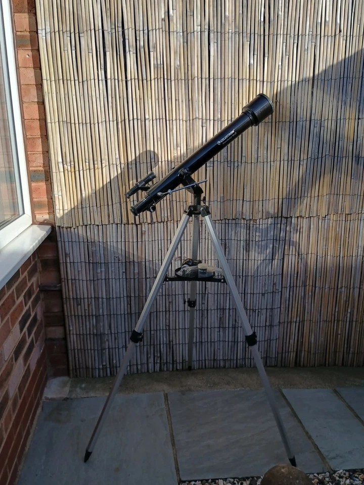Celestron PowerSeeker 60AZ Astronomy Star Refractor Telescope (21041) - Image 3 of 4