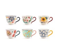 H&H Set Mit 6 Tassen Kaffee Cream Tee In New Bone China Cc 90