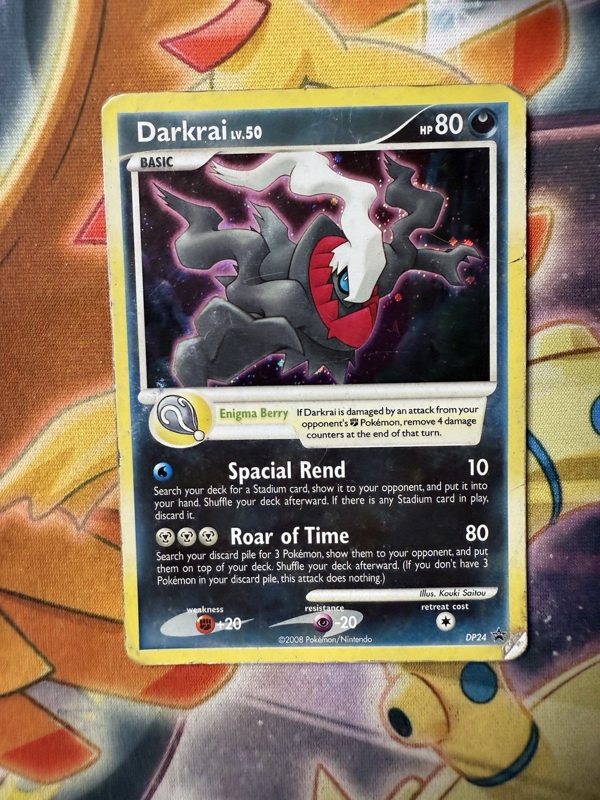 Pokemon TCG Darkrai Black Star Promo DP24 HP