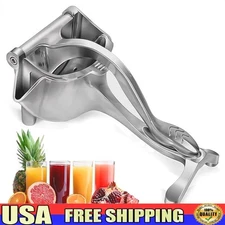 Manual Citrus Juicer Hand Press Squeezer Durable Easy to Clean Ergonomic Tool US