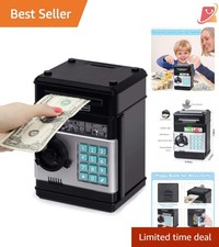 Electronic Piggy Bank for Kids Cash Coin Money Saving Box with Password