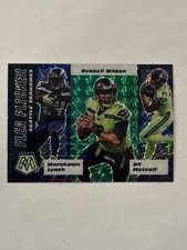 2020 Panini Mosaic  Marshawn Lynch, Russell Wilson DK Metcalf Flea Flicker PRIZM