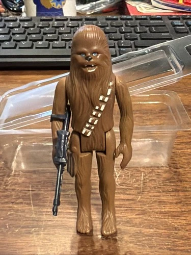 Vintage Star Wars 1977 Kenner Chewbacca Figure 100% Complete Hong Kong COO MINT