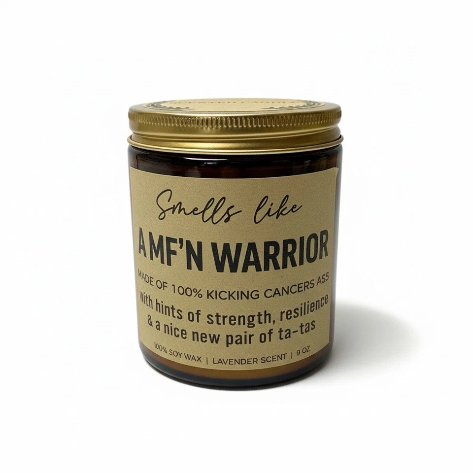 趣味香氛蜡烛-乳腺癌幸存者女士礼物-鼓励 — 第 2/4 张图片