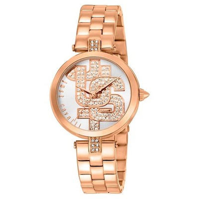 Just Cavalli Damenuhr GLAM CHIC Stahl Roségold