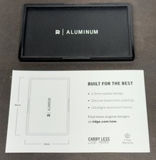 RIDGE WALLET CAVITY COIN KEY TRAY NO BOX