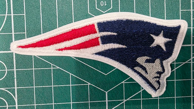 #ad #ad New England Patriots 3quot; Iron Sew On Embroidered Football Logo NFL $3.98