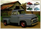 Dr Jim Stamps Maximum Card American Pickup Trucks Forever 4V Block Fdc