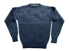 VINTAGE POLO RALPH LAUREN CLASSIC WOOL CREWNECK SWEATER BOYS GIRLS NWOT SIZE 18