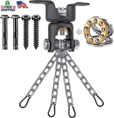 Benelabel Heavy Bag Ceiling Mount with Spring & Chains 360° Rotation Punching Ba