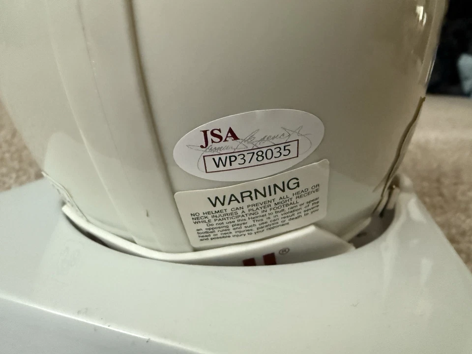 Mini Casco Firmado por Kevin Williams Super Bowl XXX 30 Autografiado Cowboys JSA Foto 3 de 4