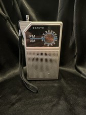 Sanyo Model RP5047 A FM/AM Radio Working Perfectly with New 9v Battery