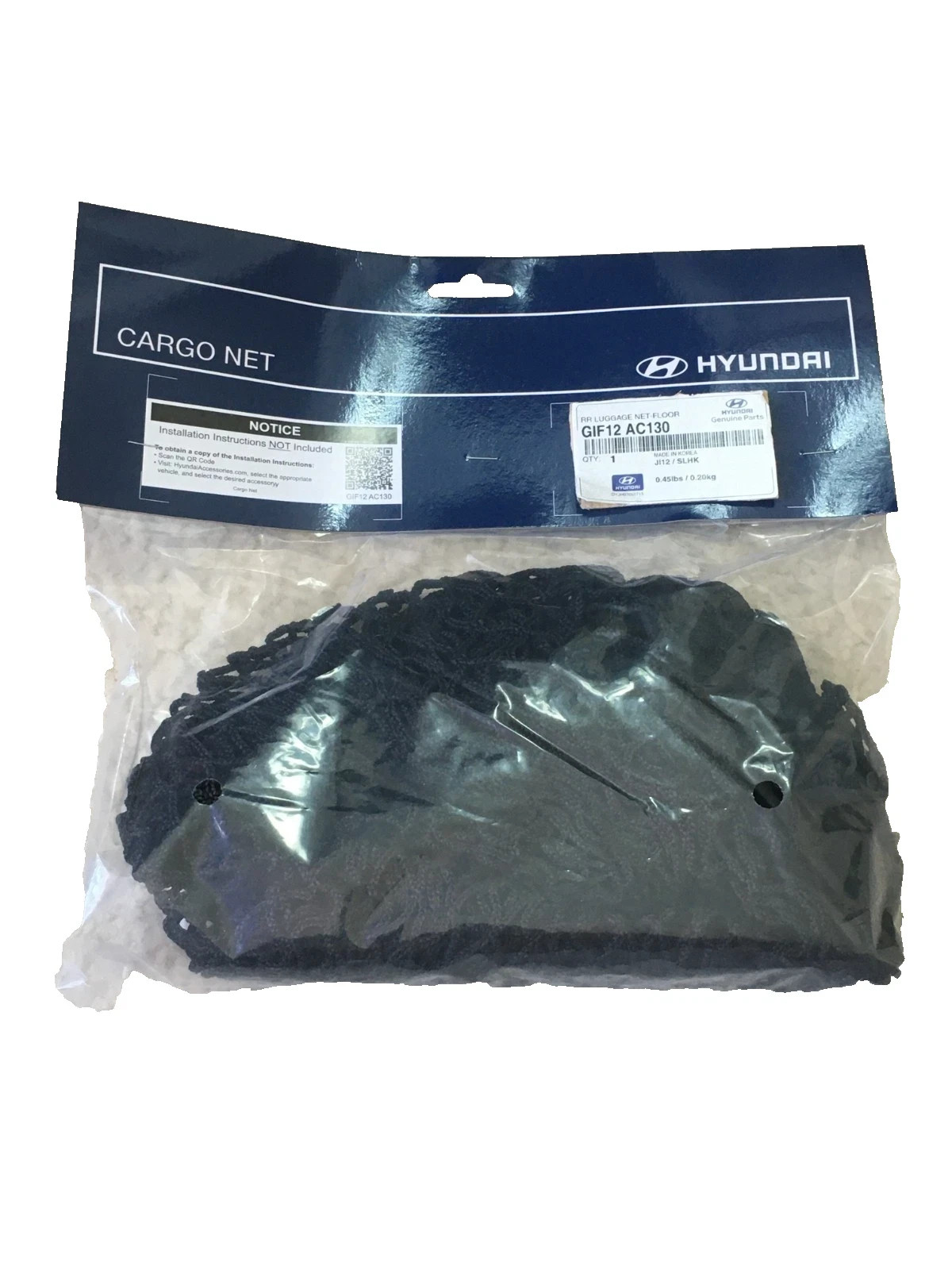 New Rear trunk floor cargo net for 2022-2025 Hyundai Ioniq 5 OEM GIF12-AC130