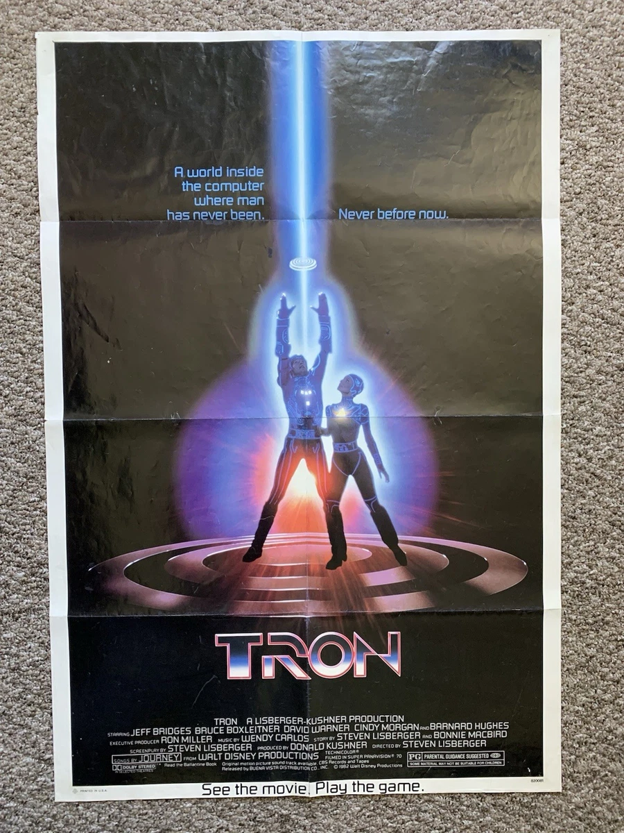 Tron Poster Indiana Movie Memorabilia Original US Posters (1980