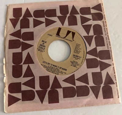 Billie Jo Spears - Misty Blue; Let's Try to Wake It Up Again - Vinyl 45 RPM 7''