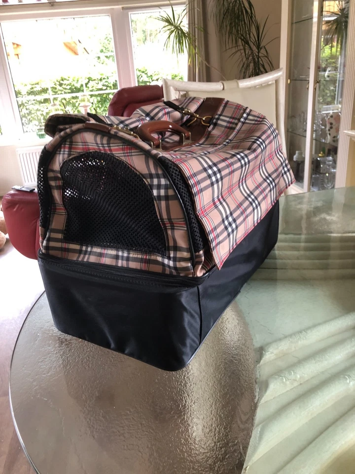 Luxus Transporttasche Länge 44cm Höhe 32cm Breite 25cm z.B. Top für Chihuahua - Bild 3 von 4