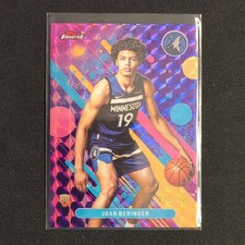 2025-26 Topps Finest Joan Beringer Minnesota Timberwolves RC #17 purple /100