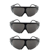  3 A-Safe Protective ANSI Z87 Work Eyewear Shooting Safety Glasses Side Shields