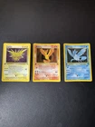 Pokémon TCG Zapdos, Moltres, Articuno 1st Edition HOLO Base Set/Fossil