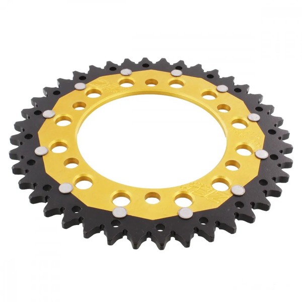 Kettenrad Alu Gold 40-ZäHne 520-Teilung FüR Kawasaki Z 300 A Bj. 2015-2017-image