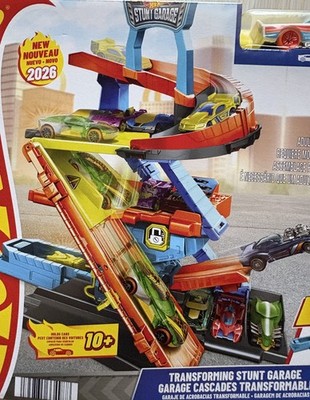 Hot Wheels City Transforming Stunt Garage Speed Snap Track 1:64