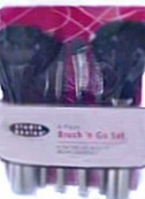 18pc Brush Set Cosmetic Travel 6Pc