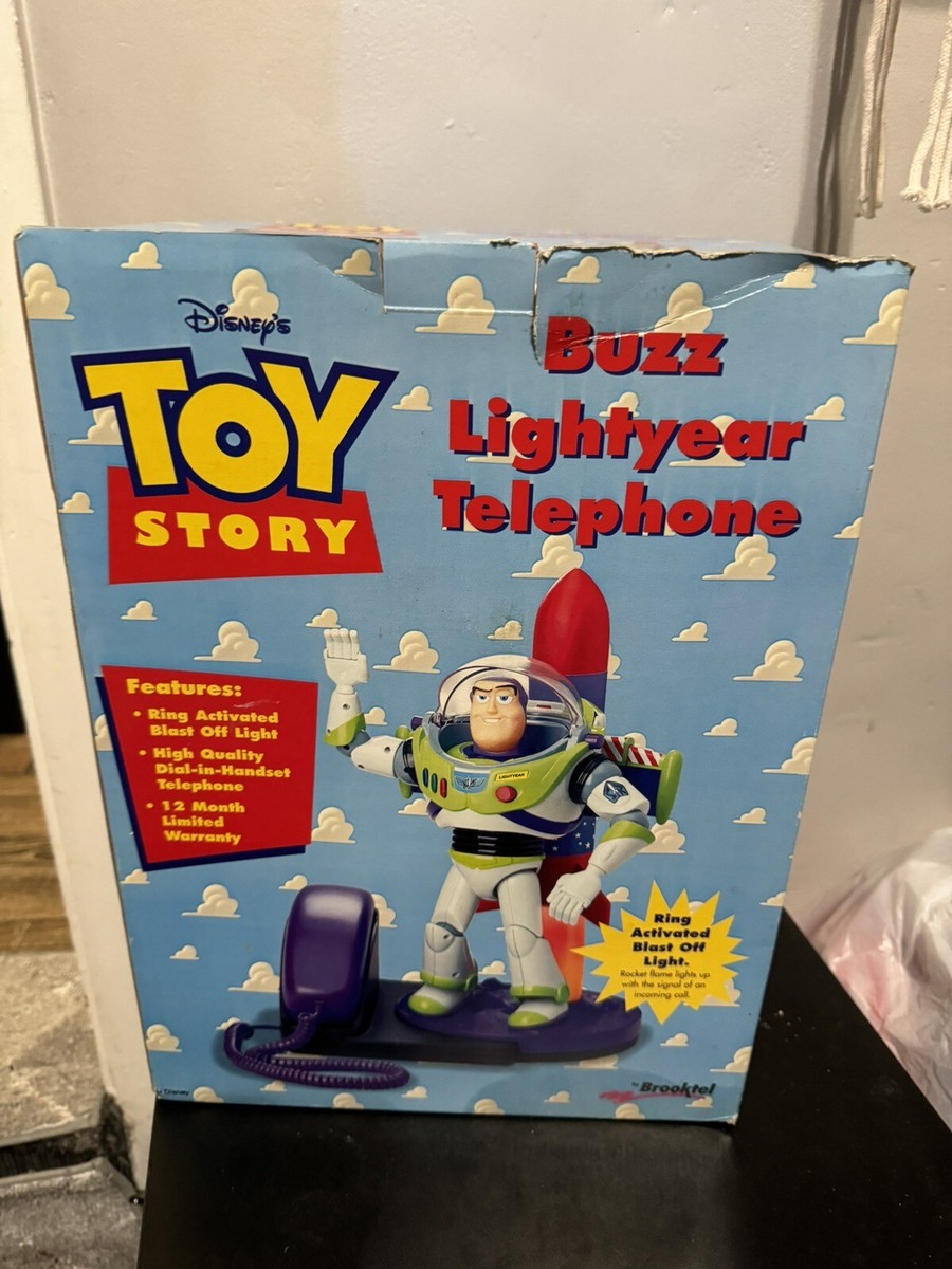 Vintage Brooktel Disney Toy Story Buzz Lightyear Rocket