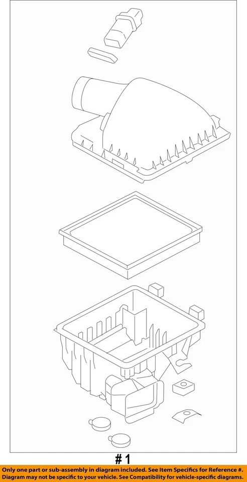 Conjunto de filtro de aire usado se adapta a: Ford Mustang 2005 4,0 L SOHC grado A Foto 4 de 4