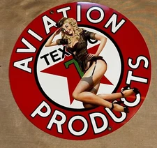Top Quality Texaco Gas Aviation vintage reproduction Garage Sign