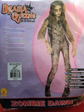 Girls Zombie Halloween Costume Size 5-7 Years