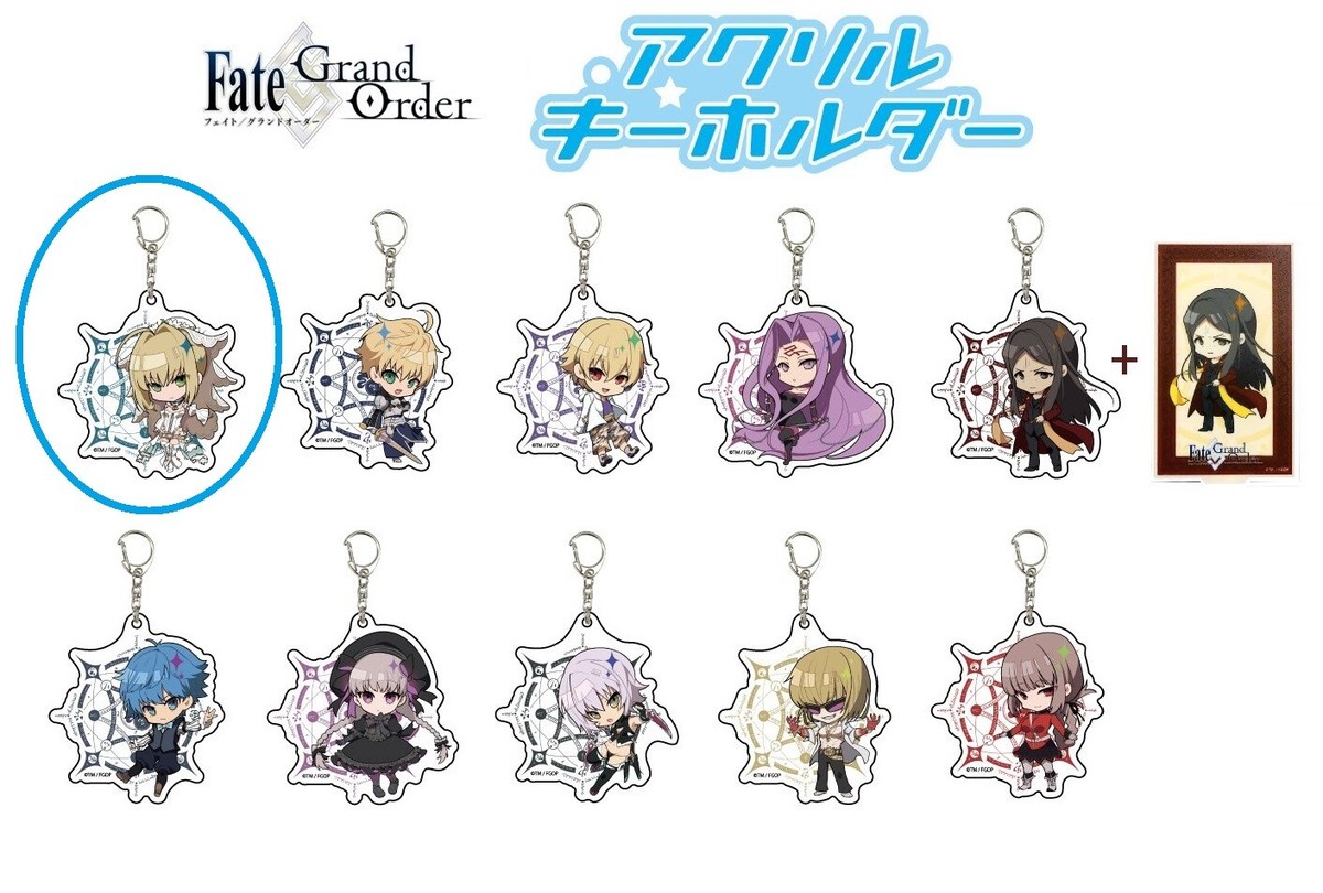 A3 Fate/Grand Order Acrylic Keychain 05 CMRE Key Holder Charm +
