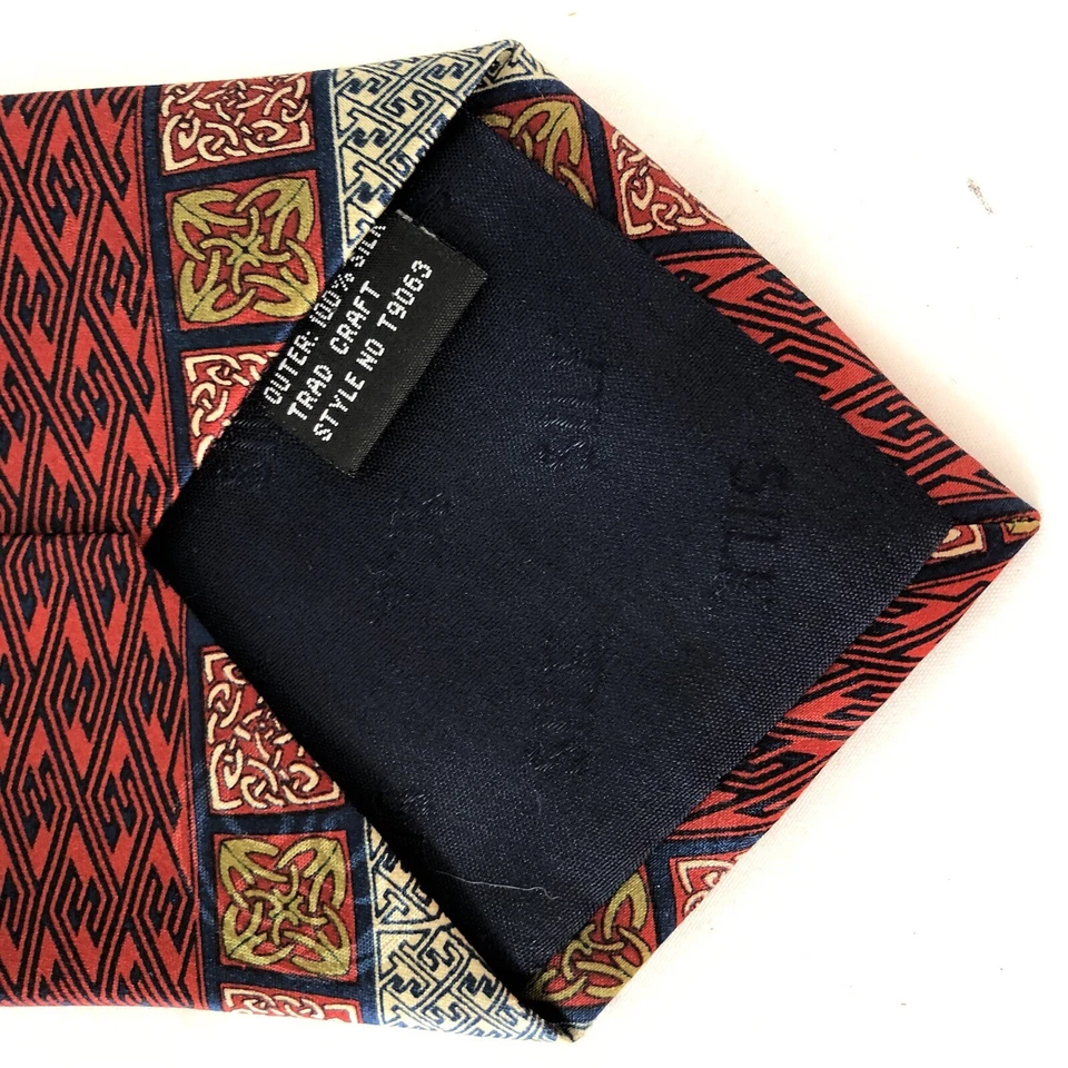 Кельтский дизайн шелковый галстук мужской 7-го века Desgin галстук искусство носить классический - Изображение 4 из 4