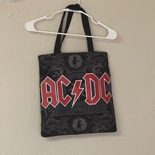 ac/dc black tote bag