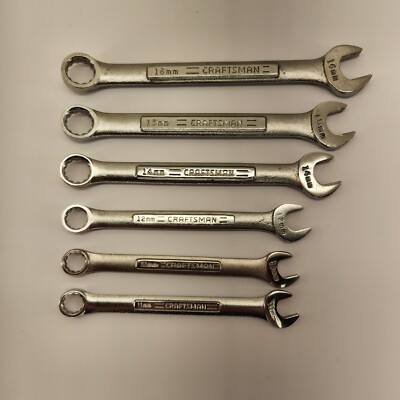 Vtg. Craftsman USA 12 Point -v- & -vv- Series Wrenches SAE & Metric - You Pick!