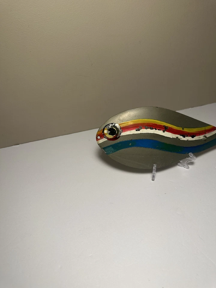 Vintage Hand Painted Deep Sea Fishing Spoon Lure One-of-a-Kind **MUST SEE 👀** - Image 3 of 4