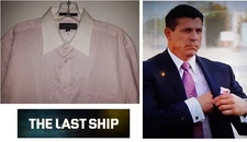 THE LAST SHIP Screen Used MANUEL CASTILLO'S PINK SHIRT  Al Coronel PROP - COA