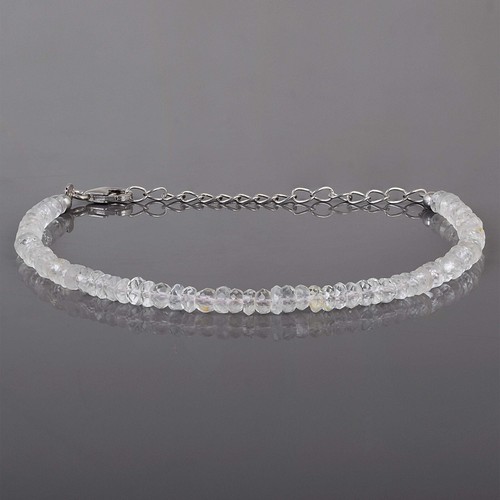 Natural 1 Hilos Melocotón Morganita 4mm Rondana Gema 5.5m Cuentas Collar Regalo - Imagen 2 de 6