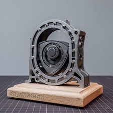 NUOVO motore rotore modello motore Wankel display girevole fai da te modello metallo kit regalo
